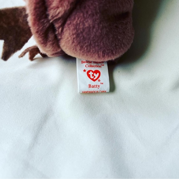 Ty Beanie Baby "BATTY" the Bat. 1996 RARE MINT ORIGINAL Retired With PVC Pellets - Picture 4 of 9
